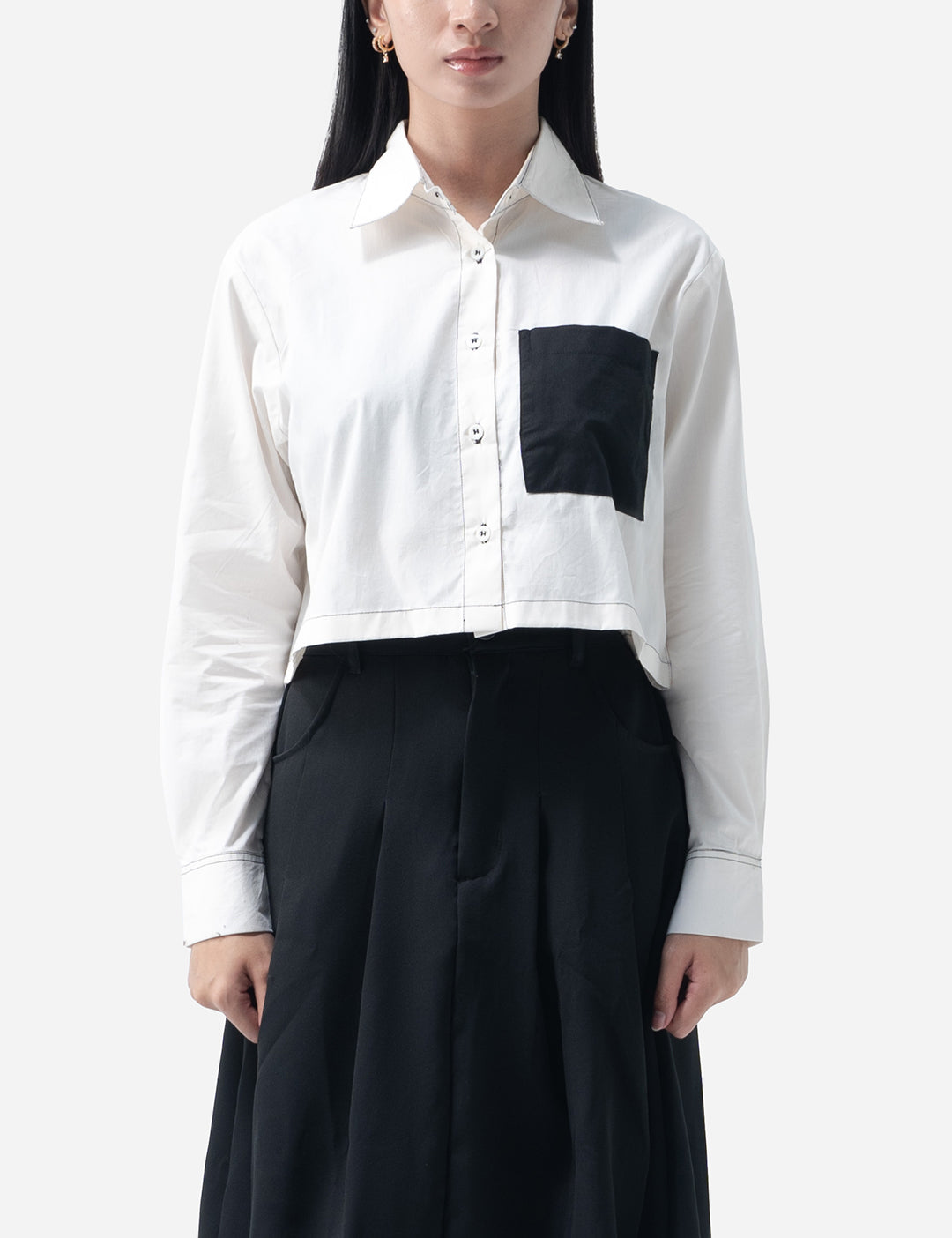 Lily Cropped Shirt