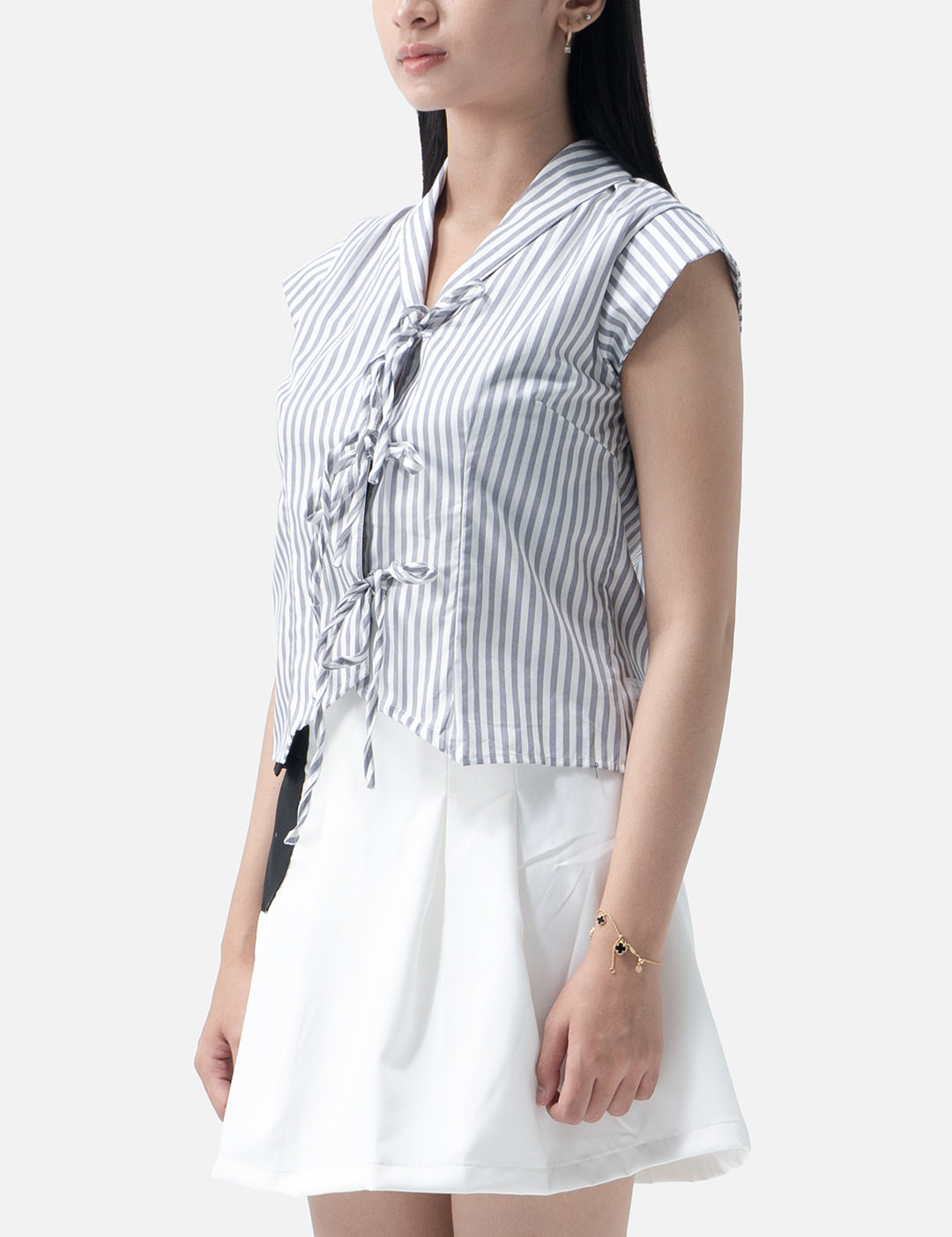 Jasmine Vest Stripe