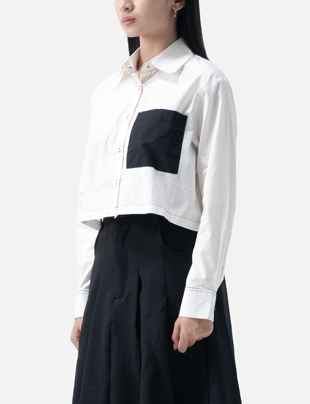 Lily Cropped Shirt